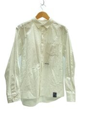 画像：長袖シャツ/S/コットン/WHT/プリント/M1-02C5-SL03