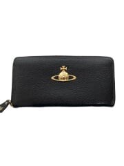 画像：EXECUTIVEオーブ/ラウンドジップ長財布/牛革/BLK/無地/メンズ/3118C9A