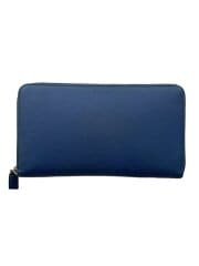 画像：長財布/レザー/BLU/無地/レディース