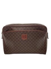 画像：ポーチ/PVC/BRW/総柄/M09