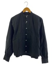 画像：長袖ブラウス/38/コットン/BLK