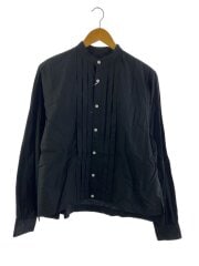 画像：長袖ブラウス/40/コットン/BLK