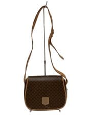 画像：CELINE セリーヌ　ショルダーバッグ/レザー/BRW/マカダム柄