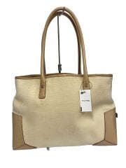 画像：Salvatore Ferragamo　トートバッグ/キャンバス/BEG/AU-21-2399
