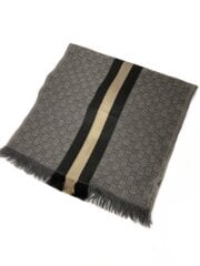 画像：GUCCI グッチ マフラー/ウール/GRY/総柄/メンズ