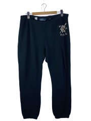 画像：加工スウェットパンツ/ボトム/L/コットン/NVY/無地