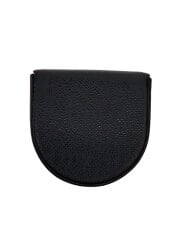 画像：ポルト・モネ・キュヴェット_タイガ/レザー/BLK/無地/メンズ