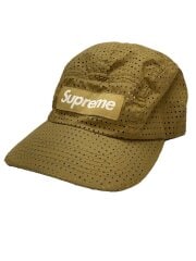 画像：Supreme　キャップ/ポリエステル/KHK/メンズ/Perforated Camp Cap