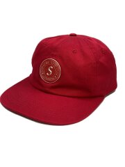 画像：キャップ/コットン/RED/メンズ/Chino Twill Gel S Logo 6-Panel