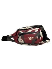 画像：ウエストバッグ/ナイロン/RED/カモフラ/Red Camo Wasist Bag