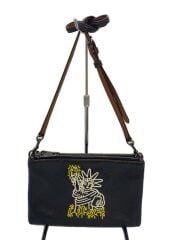 画像：自由の女神/ショルダーバッグ/レザー/BLK/D1732-F11