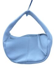 画像：ハンドバッグ/レザー/WHT/無地