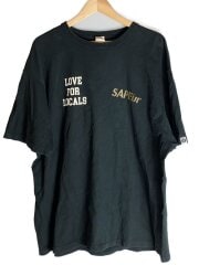 画像：Tシャツ/XXL/コットン/BLK/プリント//