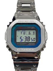 画像：ソーラー腕時計_G-SHOCK/デジタル/ステンレス/BLK/SLV
