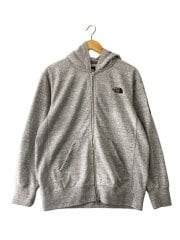 画像：SQUARE LOGO FULLZIP_スクエアロゴフルジップ/L/ポリエステル/GRY//