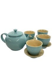画像：ティーポット・カップ&ソーサーセット/5点セット/BLU/TEA SET　910127-00