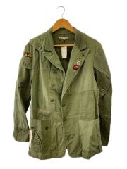 画像：ミリタリージャケット/M/コットン/KHK