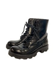画像：レースアップブーツ/US9/BLK/レザー/Y02994/履きジワ有