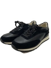画像：ローカットスニーカー/26.5cm/BLK/レザー