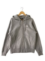 画像：STOCK LOGO ZIP HOODIE/ジップパーカー/M/コットン/GRY/118471//