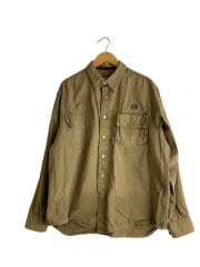 画像：長袖シャツ/XL/コットン/KHK/96031-05VM//