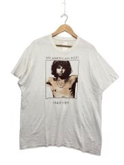 画像：Tシャツ/XL/コットン/WHT/プリント/ジムモリソン//