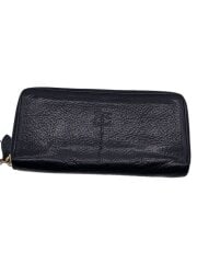 画像：長財布/レザー/BLK/レディース