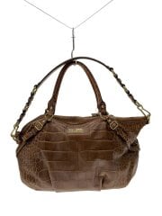 画像：ショルダーバッグ/レザー/BRW/アニマル/15954