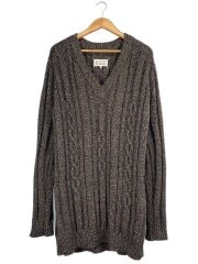 画像：14AW/オーバーサイズケーブルニット/ニット(厚手)/M/ウール/BLK/S30GP0143 S15015//