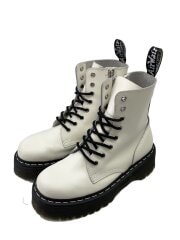 画像：レースアップブーツ/UK6/WHT/レザー/AW006