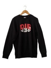 画像：I/LOGO CREWNECK SWEAT/スウェット/M/コットン/BLK/プリント//