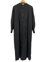 画像：シャツワンピース/38/コットン/BLK/23-040-900-8020-1-0