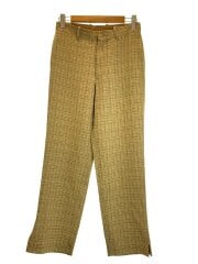 画像：スラックスパンツ/3/ウール/BRW/チェック/a20sp02wc