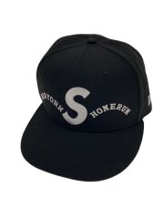 画像：キャップ/7 1/2/ポリエステル/BLK/メンズ/Homerun S Logo Baseball Cap//
