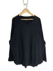 画像：長袖Tシャツ/3/コットン/BLK/UM-T01-005