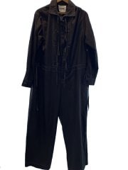 画像：JIL SANDER +/オールインワン/32/ナイロン/BRW/PR PW BS 0011/裾ホツレ