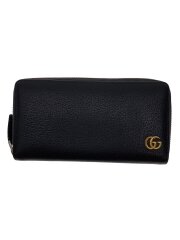 画像：2つ折り財布_GGマーモント/レザー/BLK/メンズ