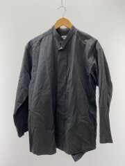 画像：長袖シャツ/38/コットン/GRY/無地/TP21A0004