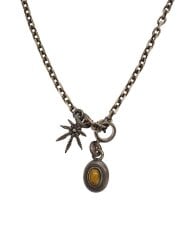 画像：ネックレス/カラーストーン/SLV/トップ有/メンズ