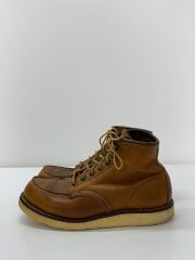 画像：レースアップブーツ・6インチモックトゥ/--/BRW/レザー//