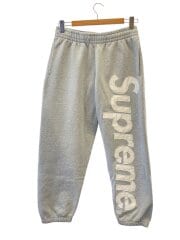 画像：Satin Applique Sweatpant/S/コットン/GRY