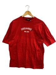 画像：Tシャツ/M/コットン/RED/無地/S74GD1268 S23009//