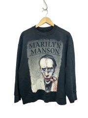 画像：スウェット/XL/コットン/BLK/プリント