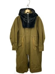 画像：Army Cort With Removable Hoodie/コート/0/ウール/BRW/1203-90-002