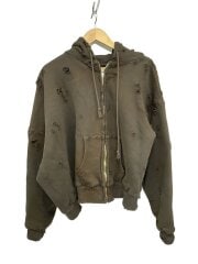 画像：ジップパーカー/2/コットン/GRY/fyra-8-js-70deghd-d