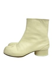画像：Tabi Boots/ブーツ/37.5/WHT/レザー/S58WU0273