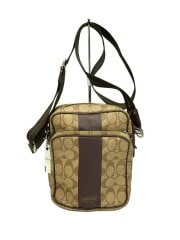 画像：ショルダーバッグ_シグネチャー/PVC/KHK/総柄