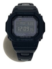 画像：ソーラー腕時計_G-SHOCK/デジタル/ステンレス/BLK/BLK//
