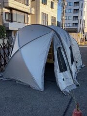 画像：グランベーシック　エアマジックPANEL/テント/トンネルドーム/4~6人用/GRN