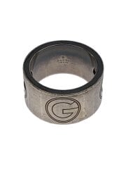 画像：Gロゴ・ワイドリング/SV925/9号/SLV/レディース